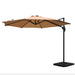 3m Octagon Parasol With Base Khaki-Creative Living