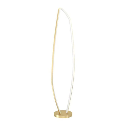 Eurolux Vallerosa Brushed Brass LED Floor Lamp