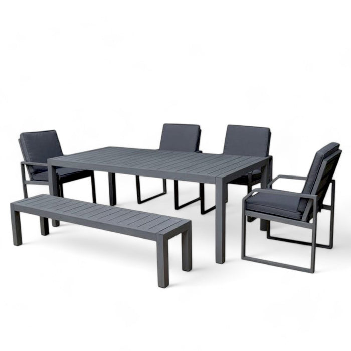 Alarna Bench Dining Set-Creative Living