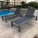 Amalfi Sunlounger Set Charcoal-Creative Living