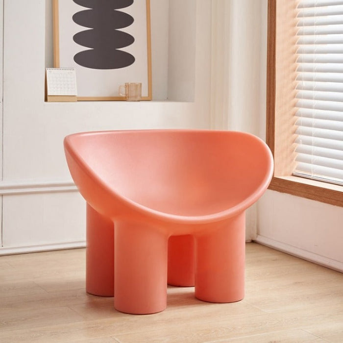 Large Elephant Armchair - Salmon Pink