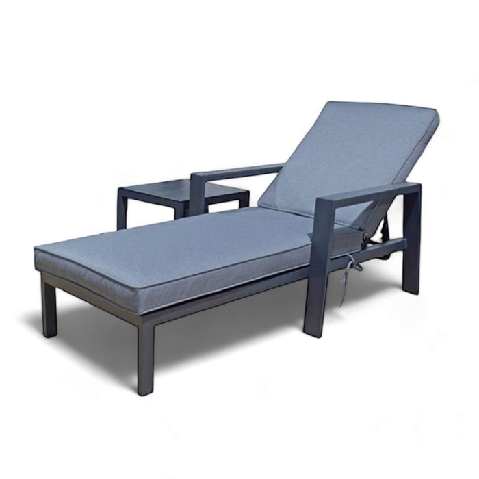 Melbury Lounger with Side Table Set-Creative Living