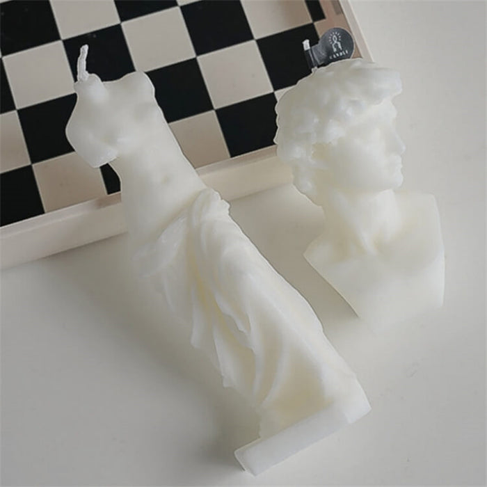 White Venus Statue Scented Candle - Creative Living