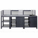 Skandi Outdoor Kitchen Set Charcoal-Creative Living