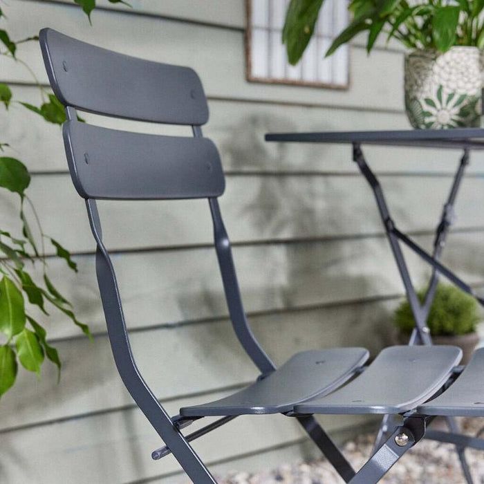 Speedy Folding Balcony Set Charcoal-Creative Living