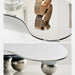 Mirrored Irregular Acrylic Footed Tray - Creative Living