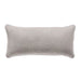 Original Velvet Lumbar Pillow - Light Grey