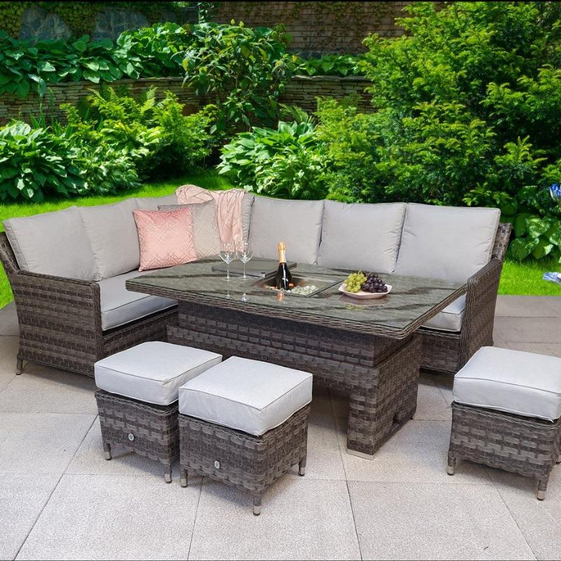 Outdoor Rattan Wood & Metal Garden Sofa Sets | Creative-Living.co.za ...