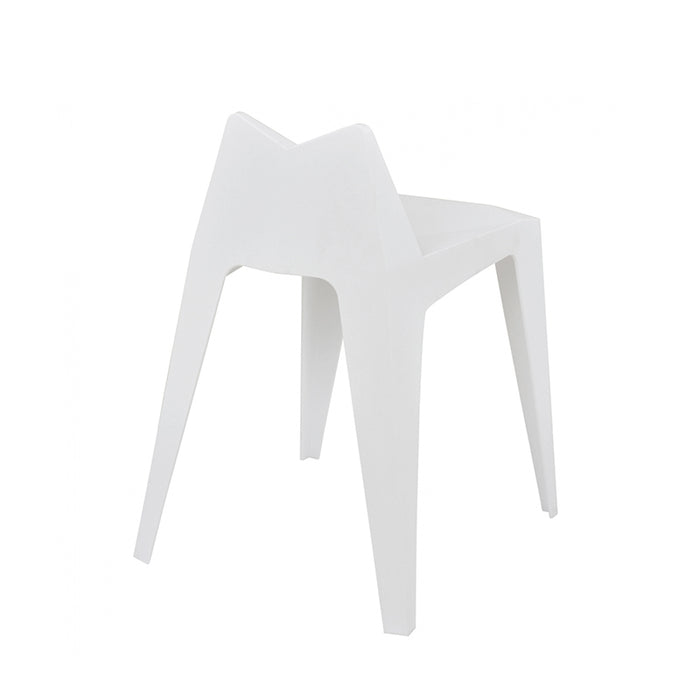 Evia Stool White-Creative Living