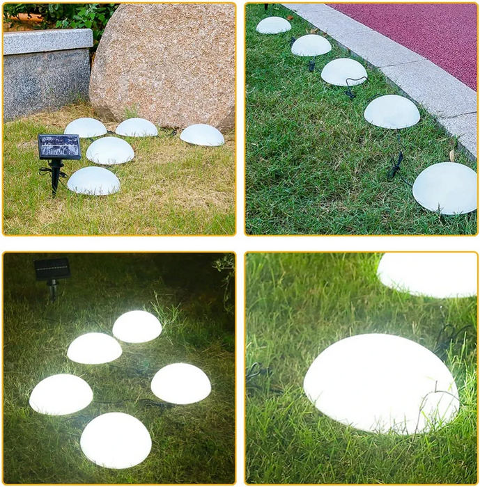 Solar Hemisphere Shaped Garden Light Set