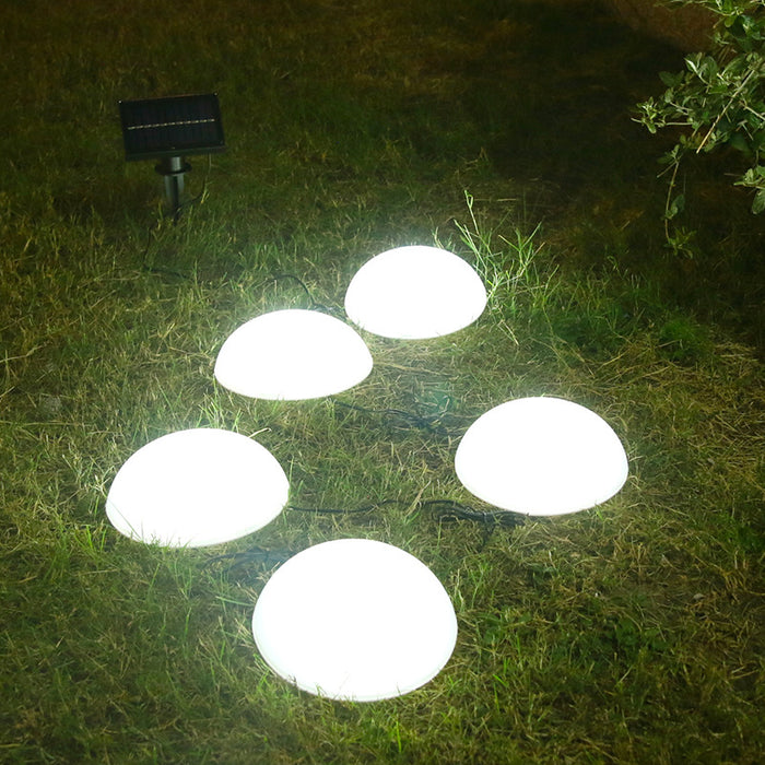 Solar Hemisphere Shaped Garden Light Set