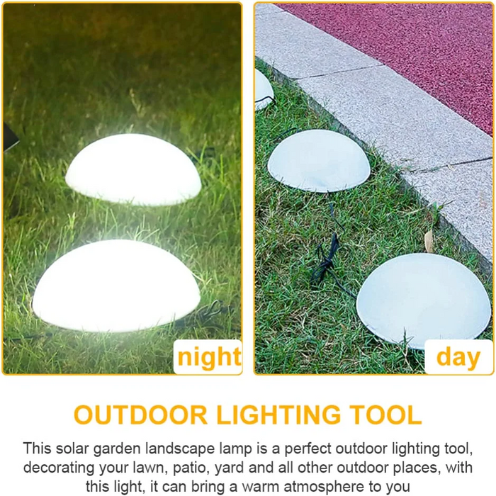 Solar Hemisphere Shaped Garden Light Set