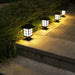 Antique Square Column Solar Garden Light - Creative Living